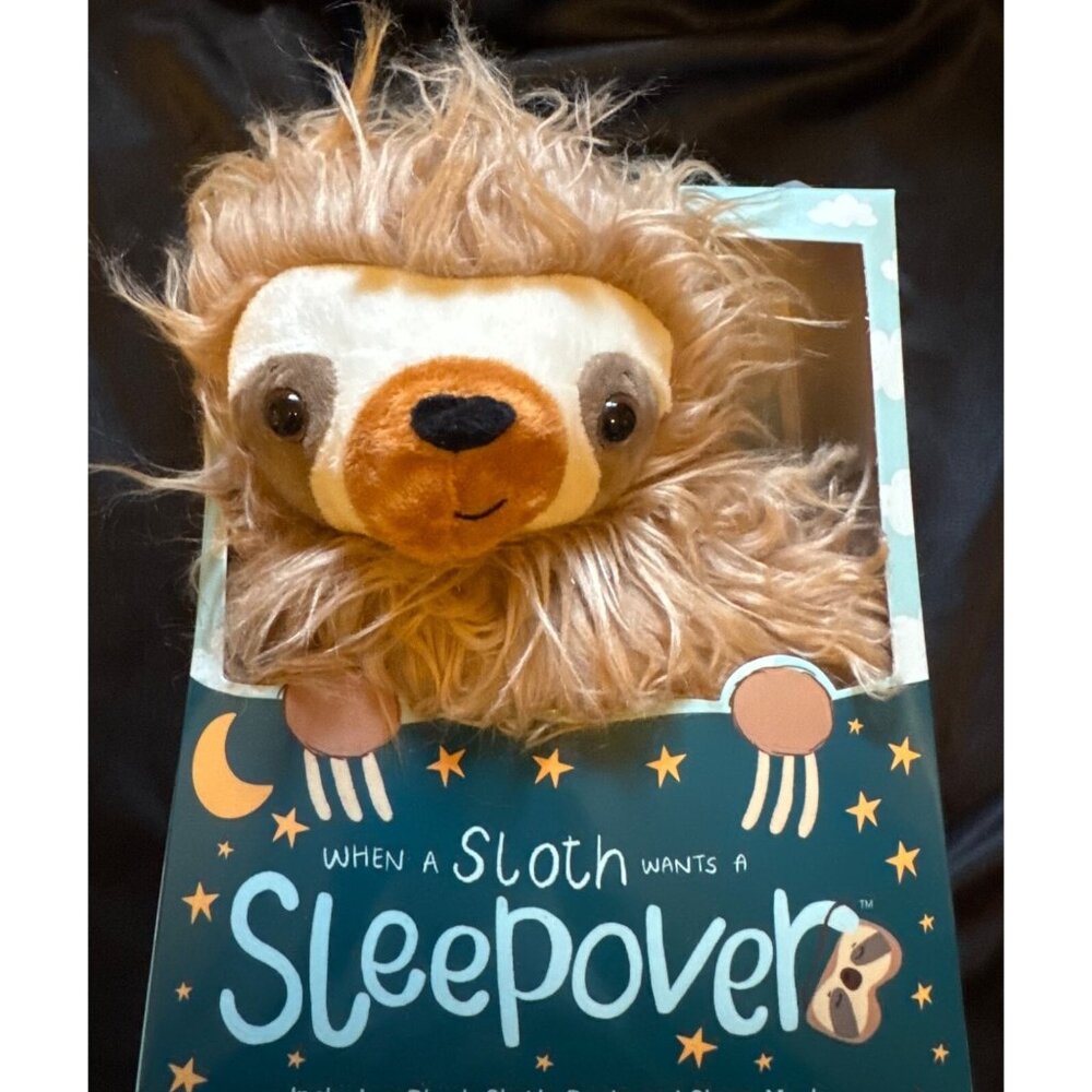 sloth sleepover plush toy